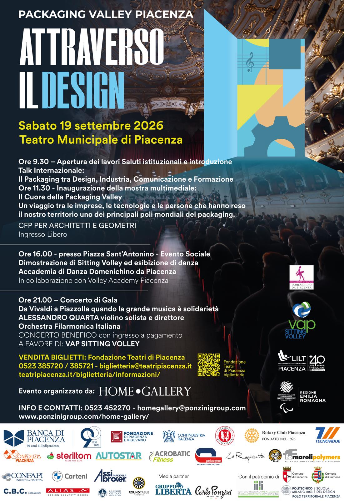 Locandina ATTRAVERSO IL DESIGN – HOME GALLERY